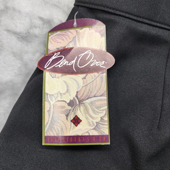 NEW Vintage Levi's Bend Over Pants Womens 22W Black High Rise Tapered Stretch - Picture 4 of 12